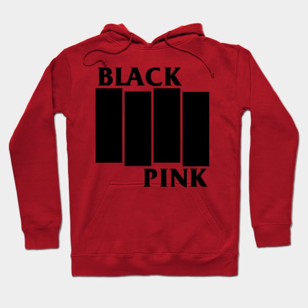 Black Pink Hoodie by TANGKORAK